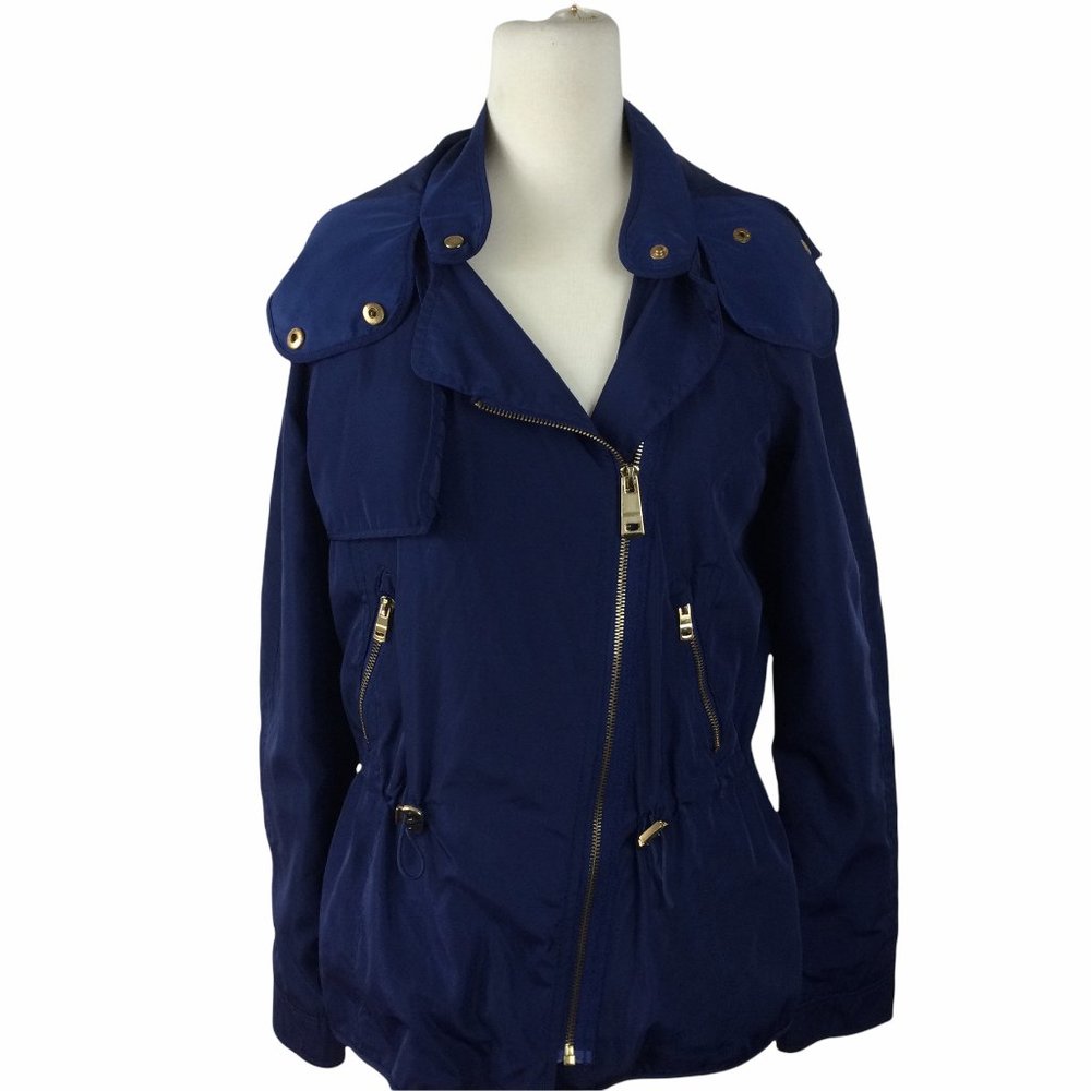 Zara Basic Lightweight Navy Blue Jacket, Small